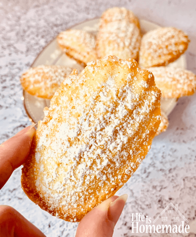 Orange creamcicle, madeleines, From Scratch. French cakes, buttery, white chocolate, orange