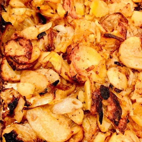 Easy potatoes, oven baked, broiled potatoes, side dish, life is homemade