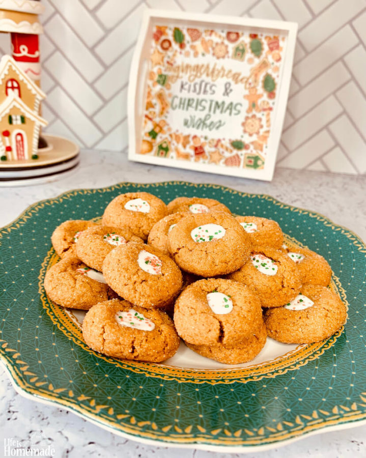 Gingerbread Thumbprint cookies, gingerbread cookies, thumbprint cookies, Christmas season, Christmas cookies, from scratch, Christmas cookie list